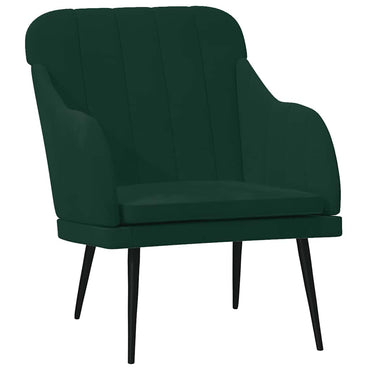 vidaXL Sessel Dunkelgrün 63x76x80 cm Samt