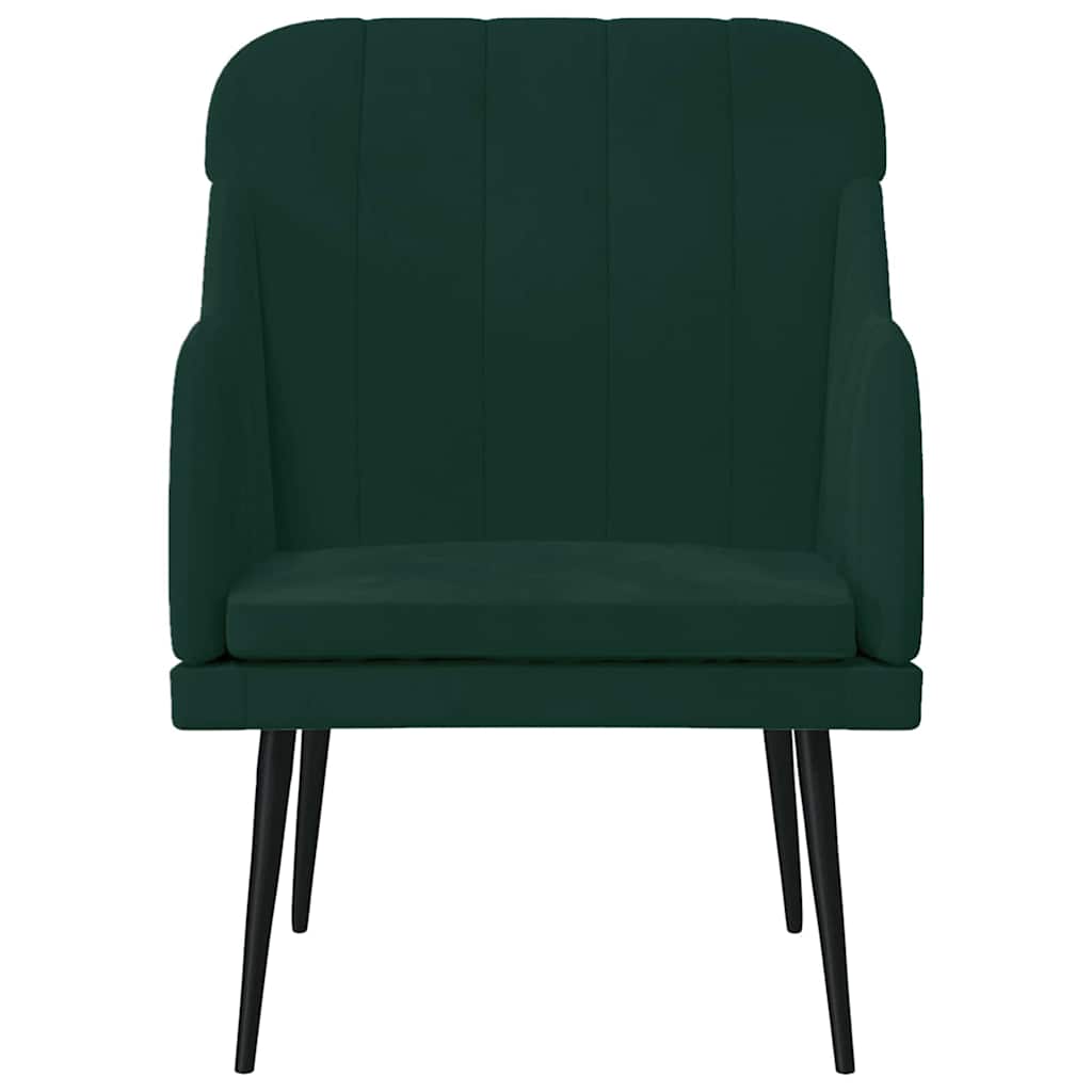vidaXL Sessel Dunkelgrün 63x76x80 cm Samt