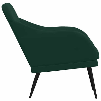 vidaXL Sessel Dunkelgrün 63x76x80 cm Samt