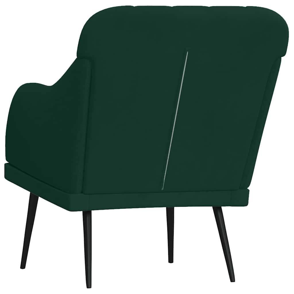 vidaXL Sessel Dunkelgrün 63x76x80 cm Samt