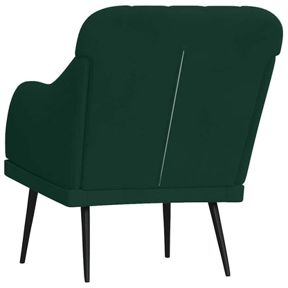 vidaXL Sessel Dunkelgrün 63x76x80 cm Samt