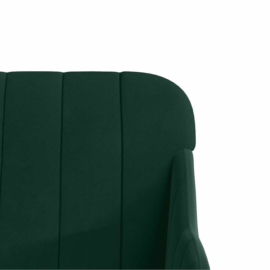 vidaXL Sessel Dunkelgrün 63x76x80 cm Samt