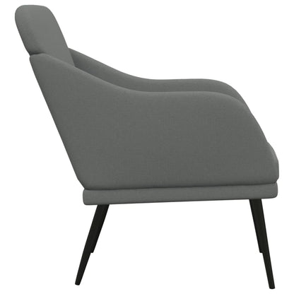vidaXL Sessel Dunkelgrau 63x76x80 cm Stoff