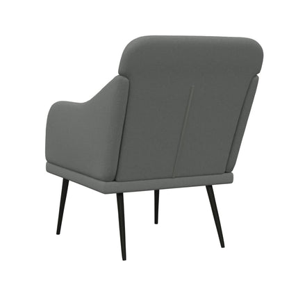 vidaXL Sessel Dunkelgrau 63x76x80 cm Stoff