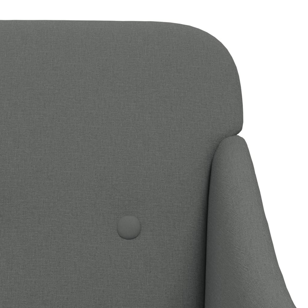 vidaXL Sessel Dunkelgrau 63x76x80 cm Stoff