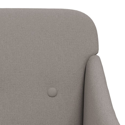 vidaXL Fauteuil Taupe 63x76x80 cm Tissu