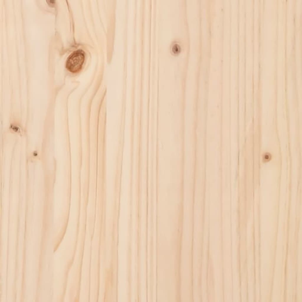 vidaXL Jardinière avec étagère 54x54x81 cm Pin massif
