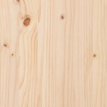 vidaXL Jardinière avec étagère 82,5x82,5x81 cm Bois de pin massif