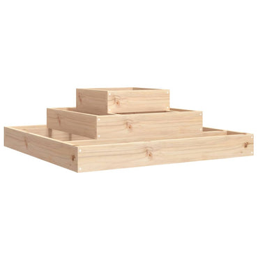 vidaXL Jardinière 80x80x27 cm Bois de pin massif