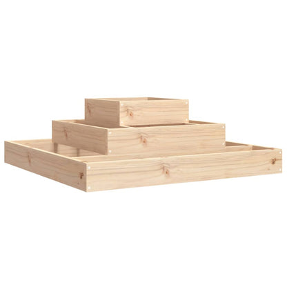 vidaXL Jardinière 80x80x27 cm Bois de pin massif