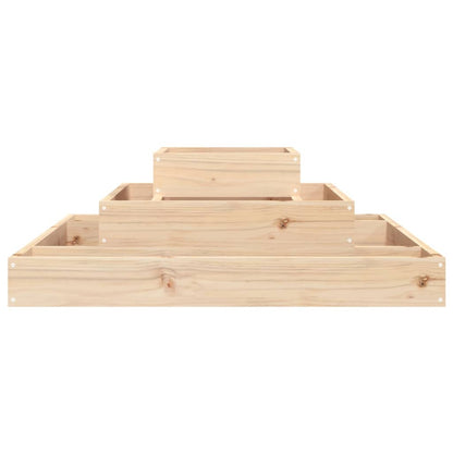 vidaXL Jardinière 80x80x27 cm Bois de pin massif