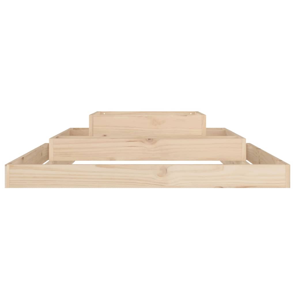vidaXL Jardinière 110x110x27 cm Bois de pin massif