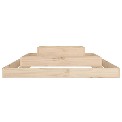 vidaXL Jardinière 110x110x27 cm Bois de pin massif