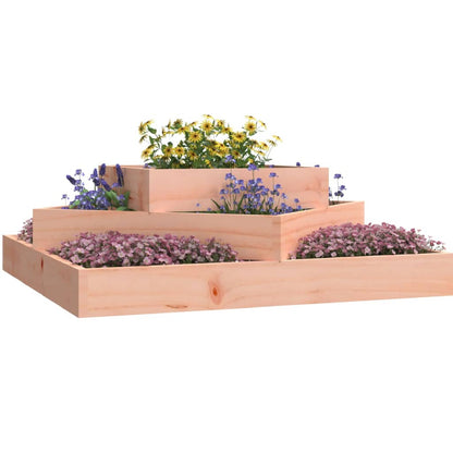 vidaXL Pflanzkübel 83x83x27 cm Massivholz Douglasie