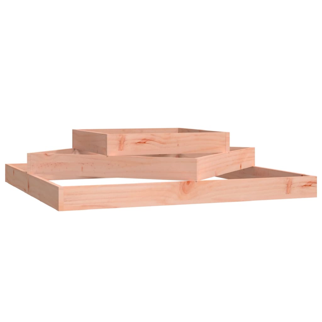 vidaXL Pflanzkübel 112x112x27 cm Massivholz Douglasie