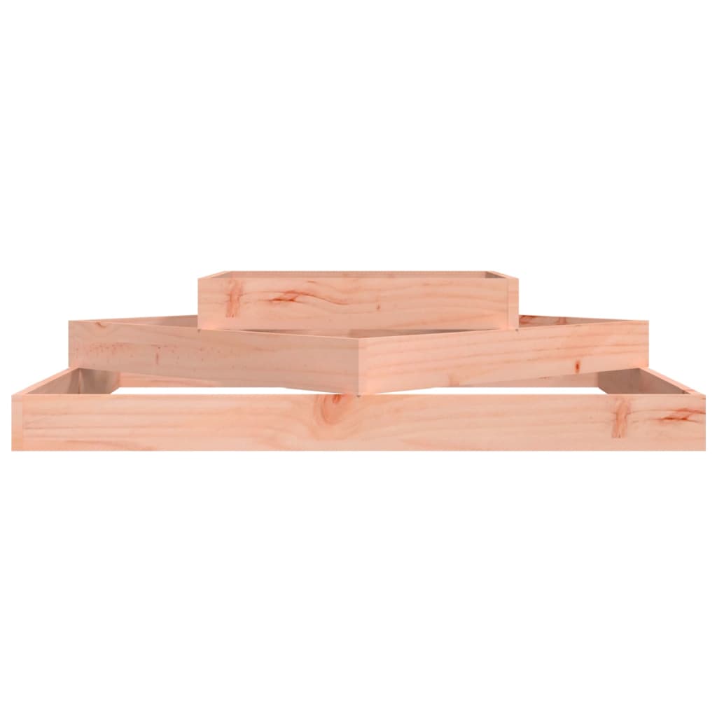 vidaXL Pflanzkübel 112x112x27 cm Massivholz Douglasie