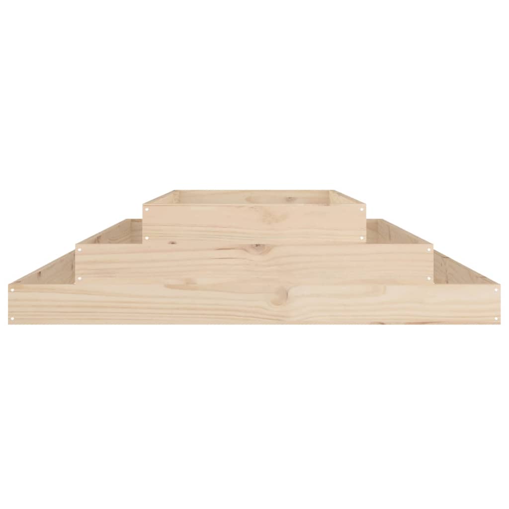 vidaXL Jardinière 110x110x27 cm Bois de pin massif