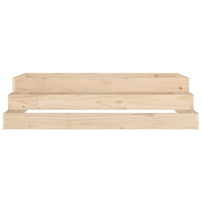 vidaXL Jardinière 110x110x27 cm Bois de pin massif
