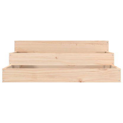 vidaXL Jardinière 78x78x27 cm Bois de pin massif