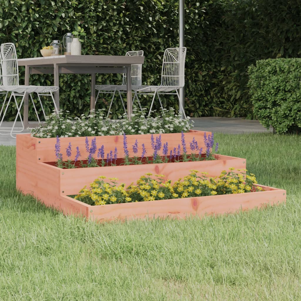 vidaXL Jardinière 78x78x27 cm Bois de Douglas massif