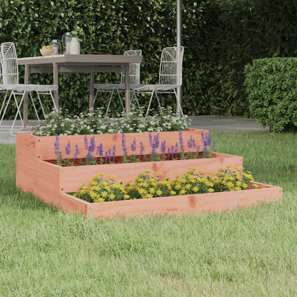 vidaXL Jardinière 78x78x27 cm Bois de Douglas massif