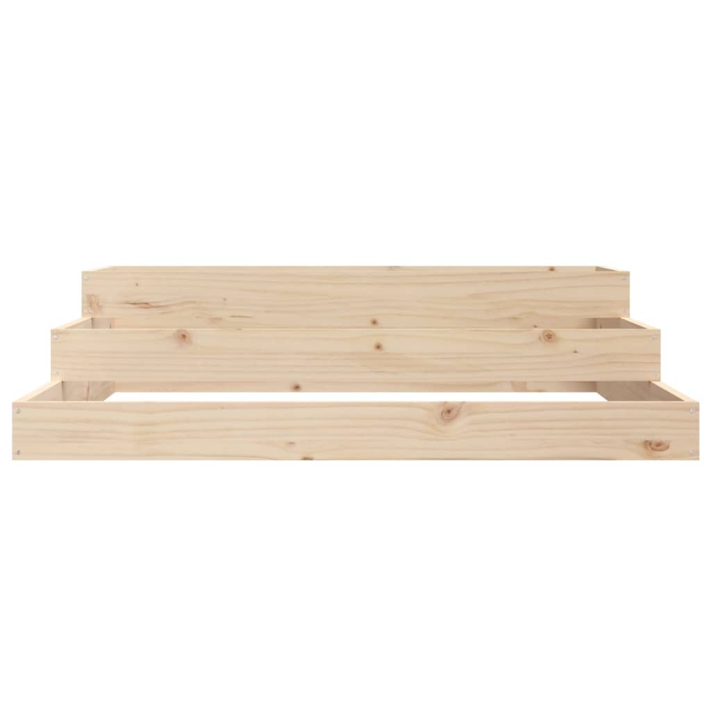 vidaXL Jardinière 107x107x27 cm Bois de pin massif