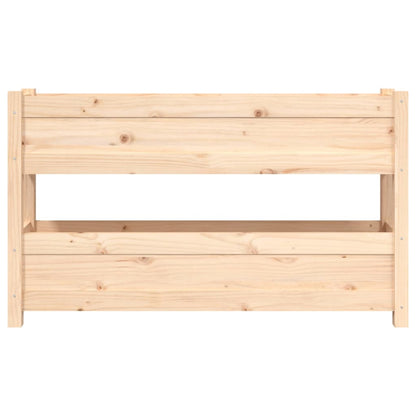 vidaXL Jardinière 112x25x66 cm Bois de pin massif