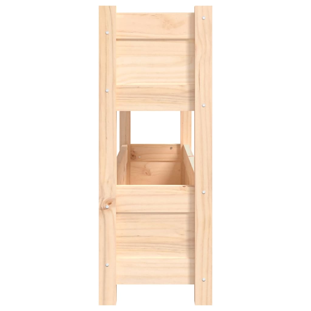 vidaXL Jardinière 112x25x66 cm Bois de pin massif