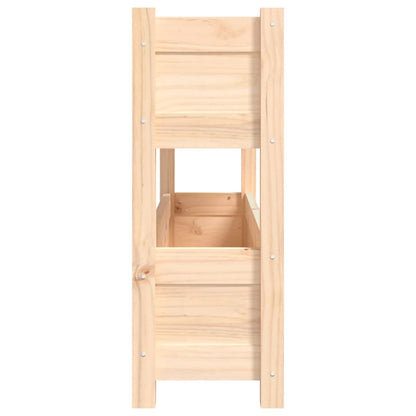vidaXL Jardinière 112x25x66 cm Bois de pin massif