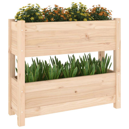 vidaXL Jardinière 77x25x66 cm Bois de pin massif