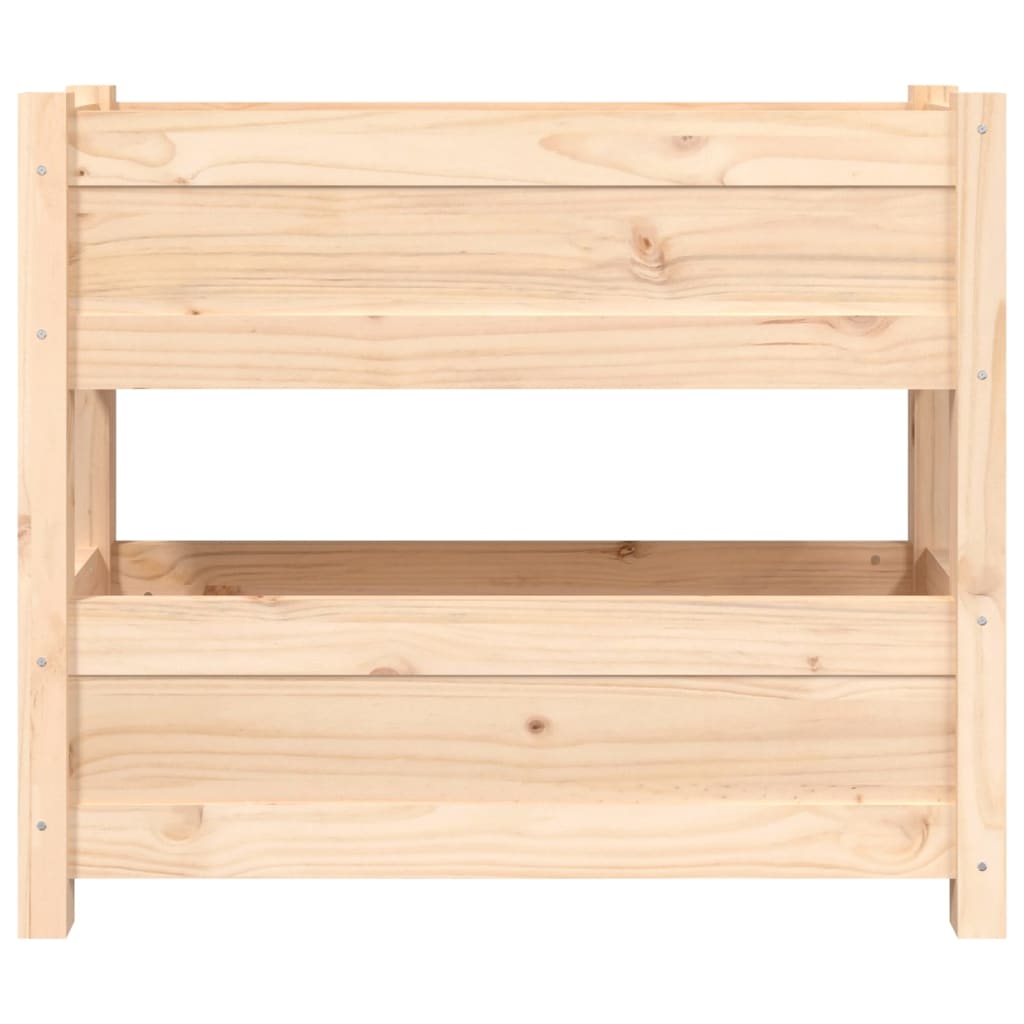 vidaXL Jardinière 77x25x66 cm Bois de pin massif