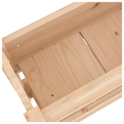 vidaXL Jardinière 77x25x66 cm Bois de pin massif