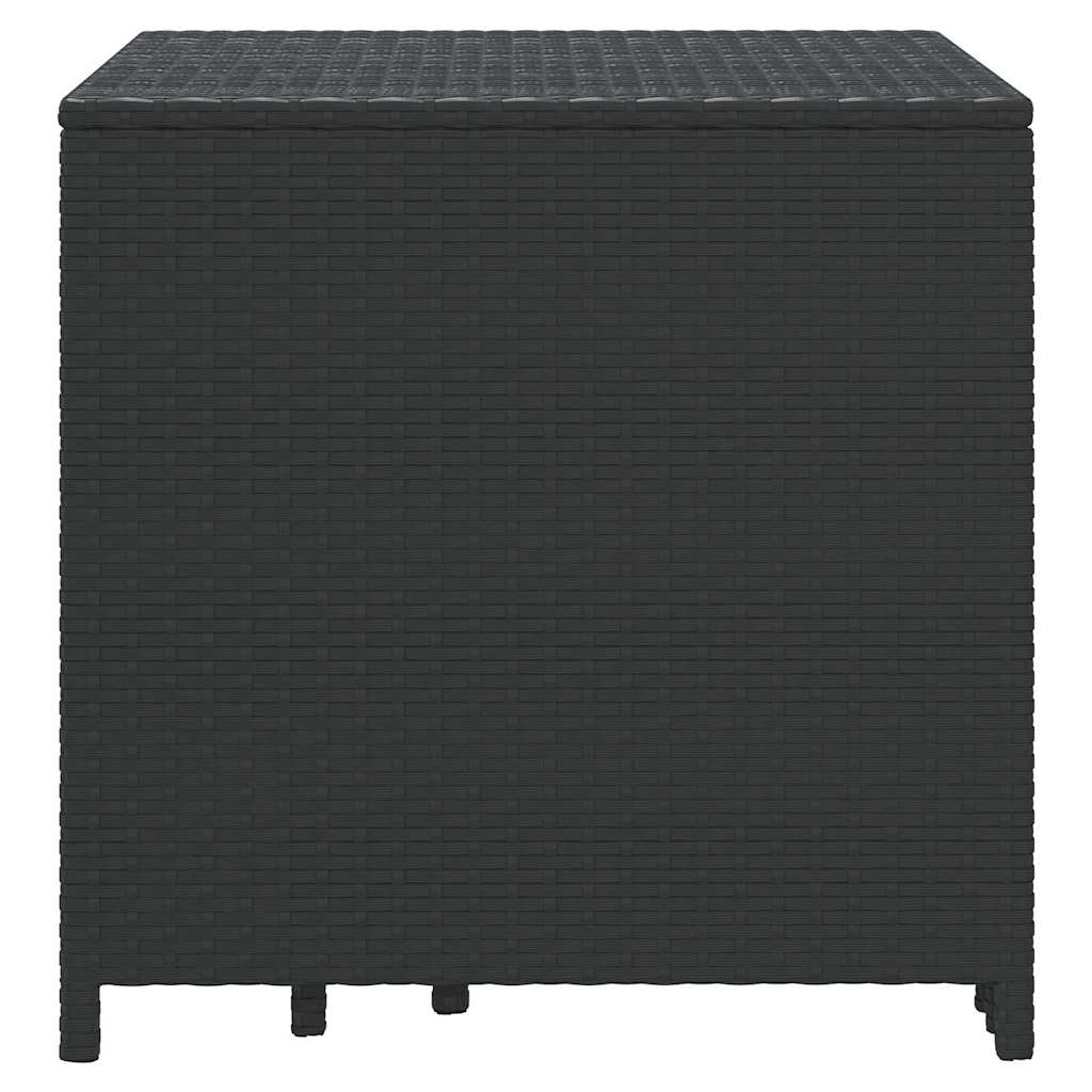 vidaXL Tables gigognes 3 pcs Noir Résine tressée