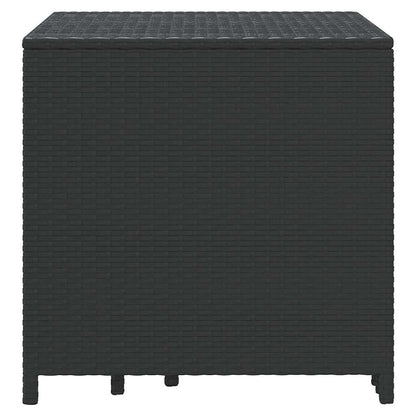 vidaXL Tables gigognes 3 pcs Noir Résine tressée