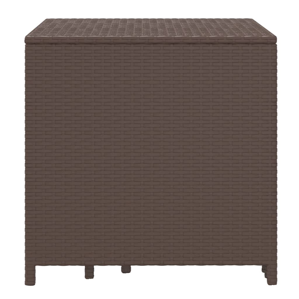 vidaXL Tables gigognes 3 pcs. Marron Résine tressée