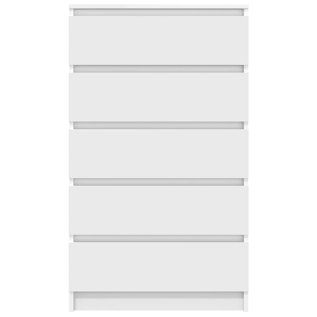 vidaXL Commode de rangement Blanc 60x36x103 cm Bois d'ingénierie