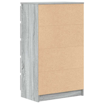 Schubladenschrank Grau Sonoma 60x36x103 cm Holzwerkstoff