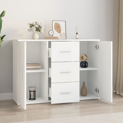 vidaXL Sideboard Weiß 91x29,5x65 cm Holzwerkstoff