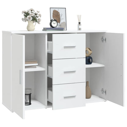 vidaXL Sideboard Weiß 91x29,5x65 cm Holzwerkstoff