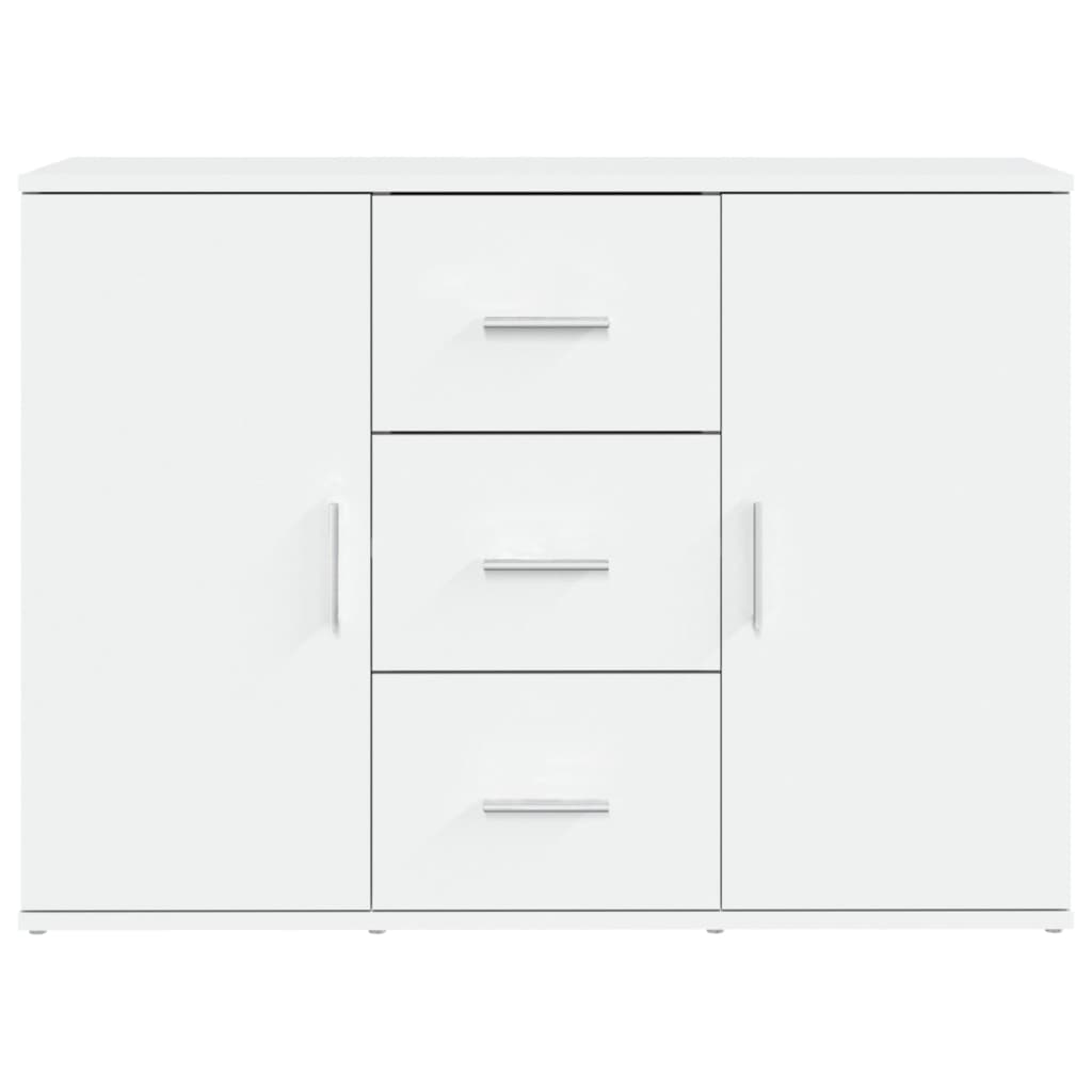 vidaXL Sideboard Weiß 91x29,5x65 cm Holzwerkstoff
