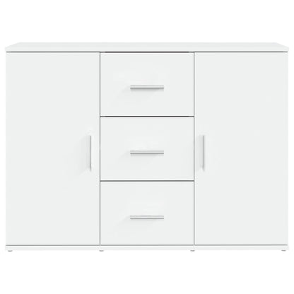 vidaXL Sideboard Weiß 91x29,5x65 cm Holzwerkstoff