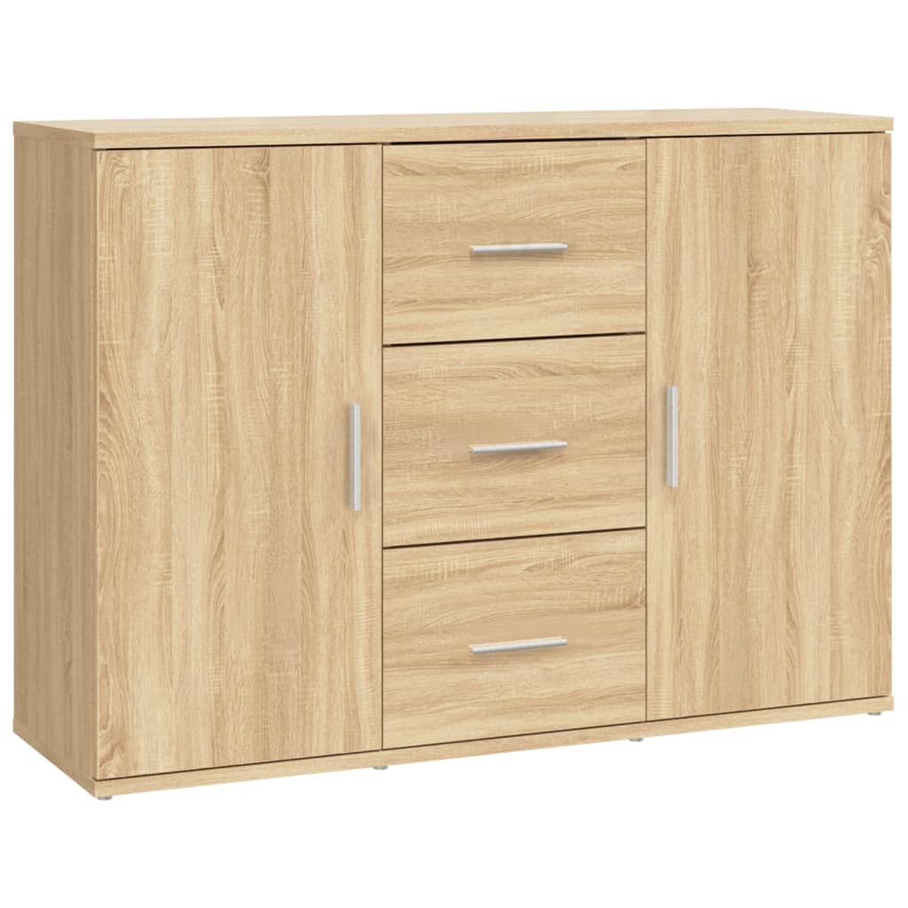 vidaXL Buffet chêne Sonoma 91x29,5x65 cm Aggloméré