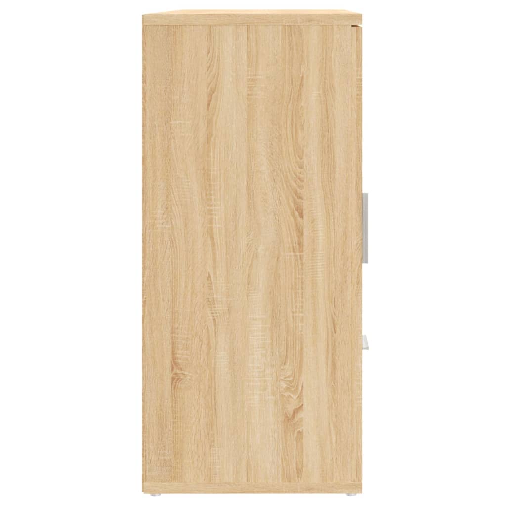 vidaXL Buffet chêne Sonoma 91x29,5x65 cm Aggloméré