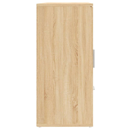 vidaXL Buffet chêne Sonoma 91x29,5x65 cm Aggloméré