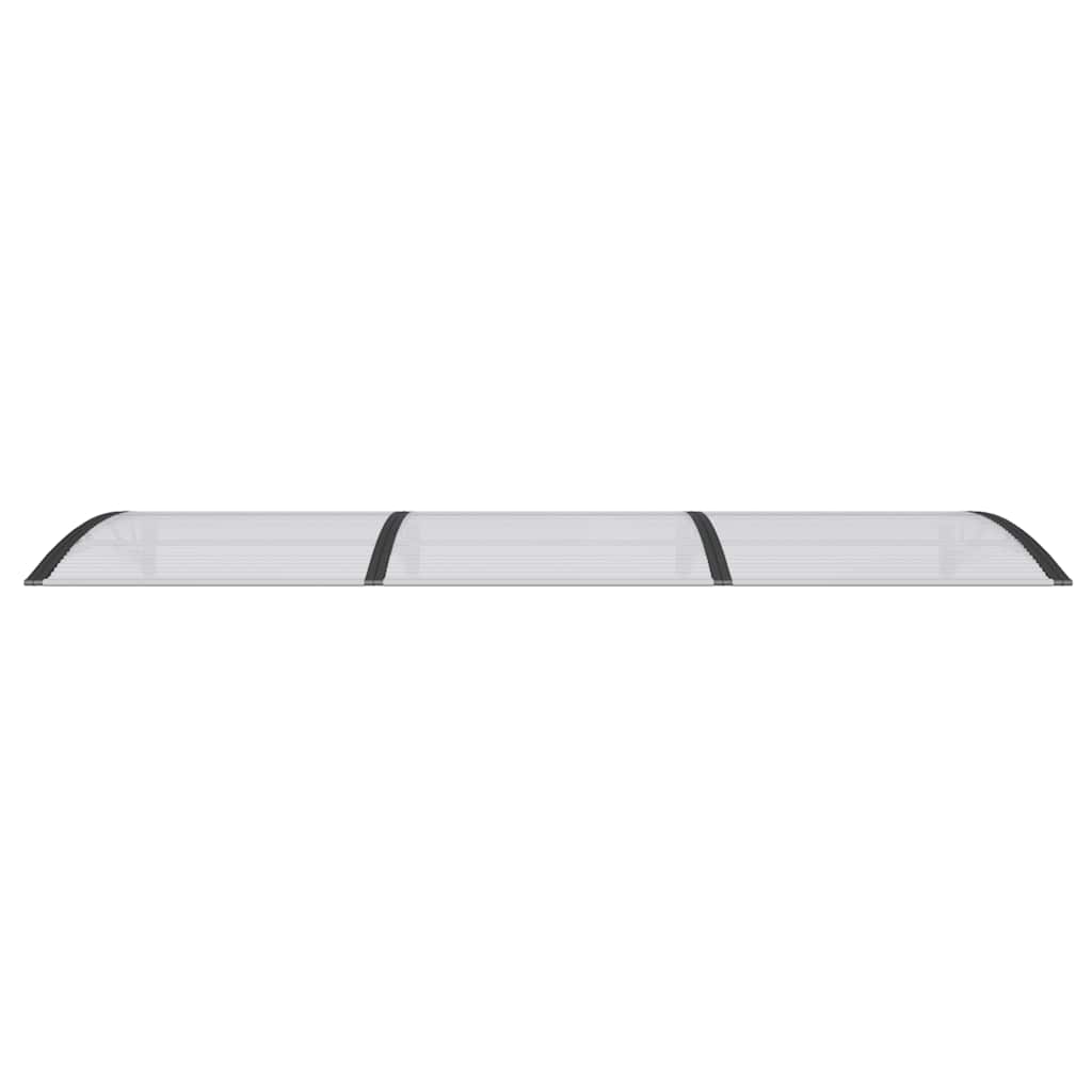 vidaXL Türvordach Schwarz 300x100 cm Polycarbonat