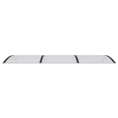 vidaXL Türvordach Schwarz 300x100 cm Polycarbonat