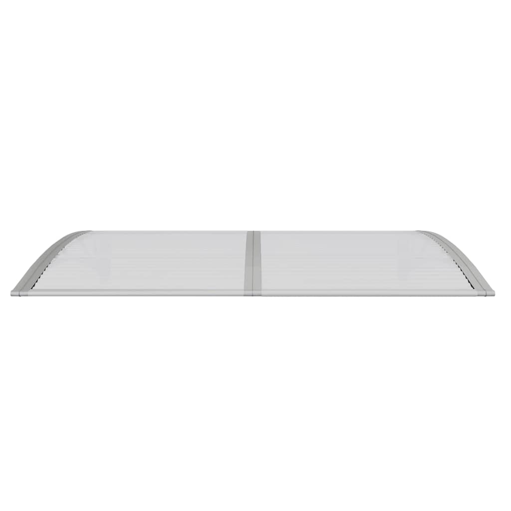 vidaXL Türvordach Grau 150x100 cm Polycarbonat