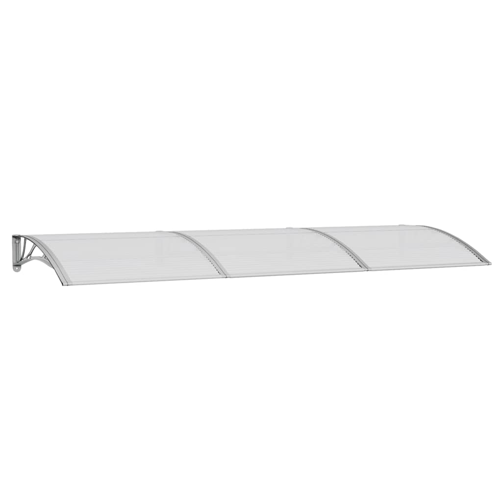 vidaXL Türvordach Grau 300x100 cm Polycarbonat