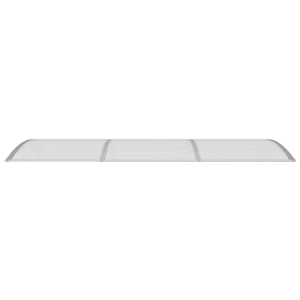 vidaXL Türvordach Grau 300x100 cm Polycarbonat