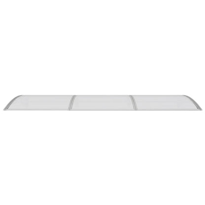 vidaXL Türvordach Grau 300x100 cm Polycarbonat